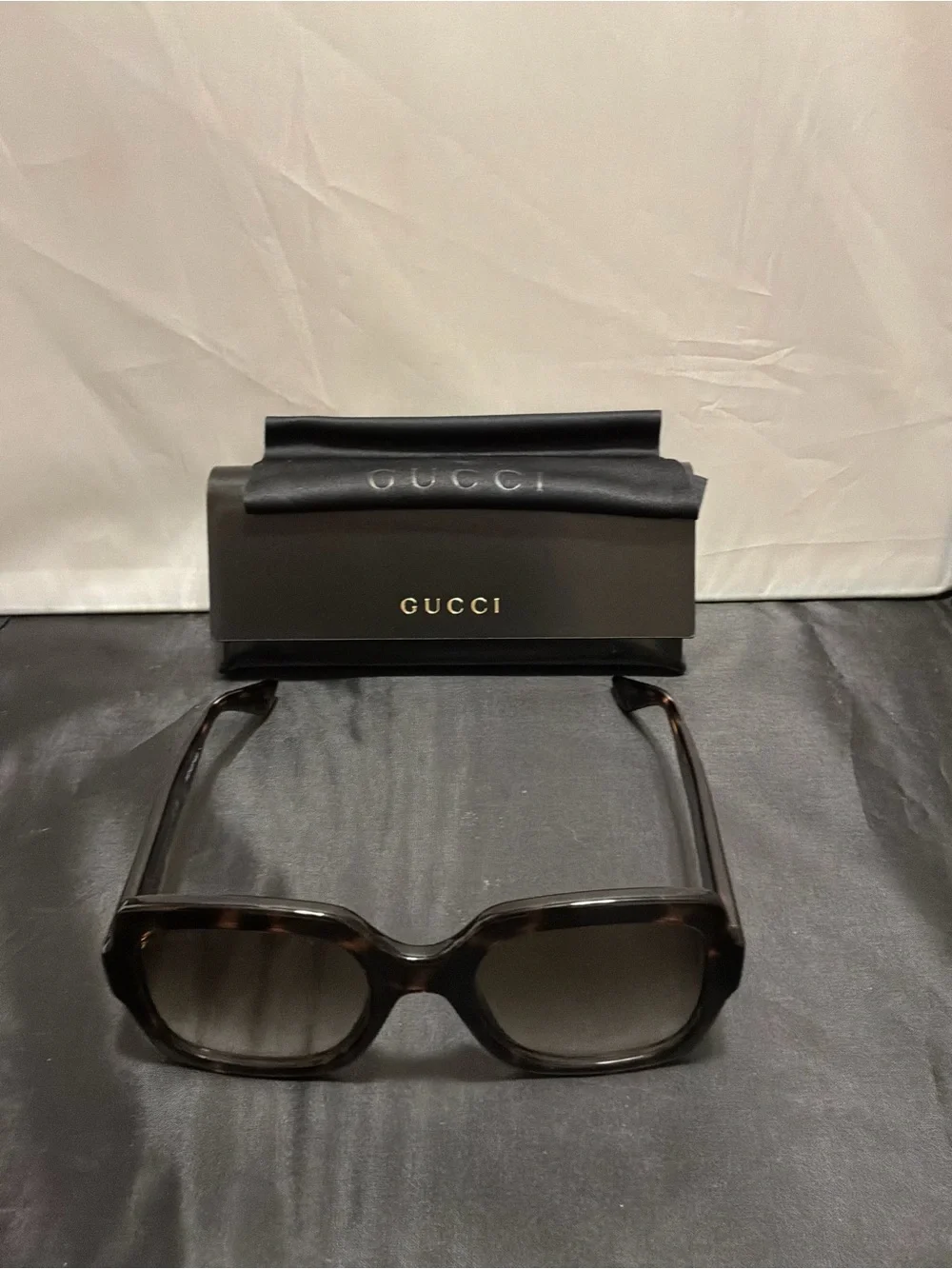 🔥🔥🔥Gucci Brown Tortoiseshell Gradient Square Women’s Sunglasses,NWT 🔥🔥🔥🔥
